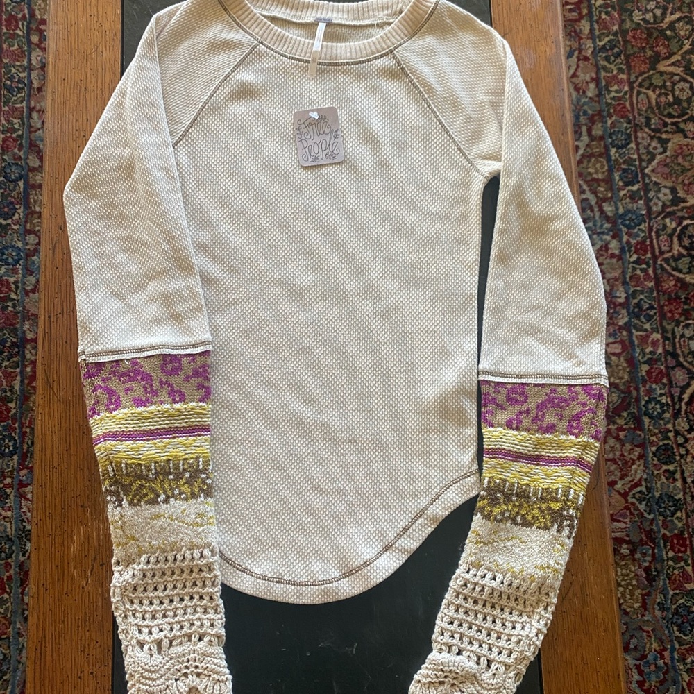 Free People In The Mix Cuff Thermal Top